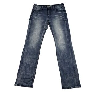 Departwest Men Jeans Blue Wash Seekers Style Size 33x36